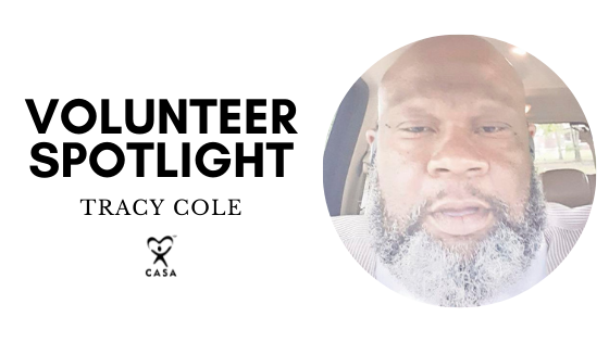Volunteer Spotlight. Tracy Cole. Close Up. 